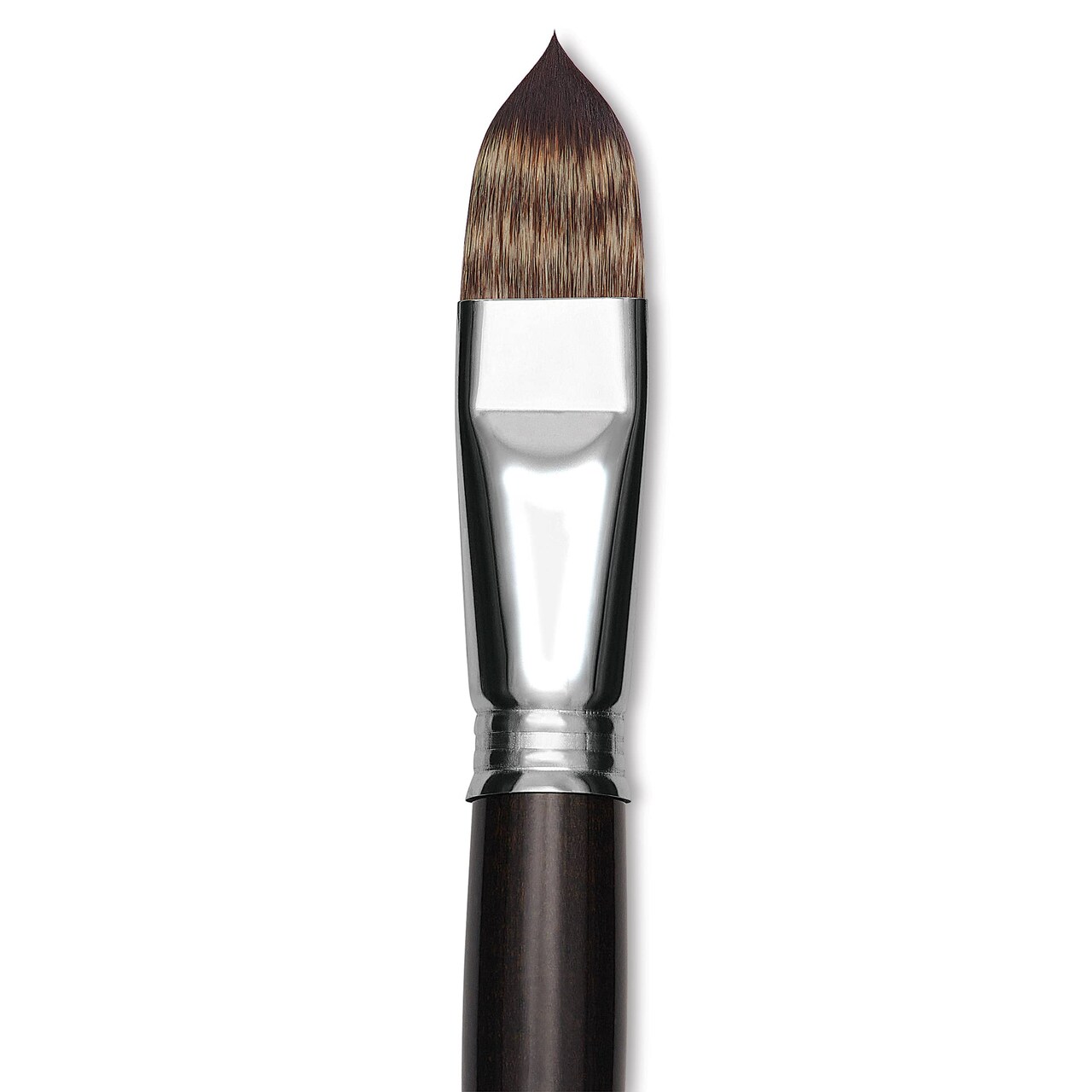 Escoda Vintage Synthetic Brush - Filbert, Long Handle, Size 20